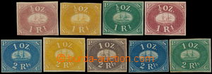 148996 - 1862 11 oficiálních reprintů známek Pacific Steam Naviga