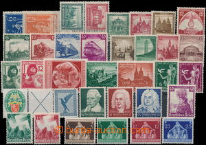 149026 - 1926-40 sestava 35ks různých zajímavějších známek, ob