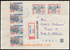 149031 - 1983 PŘEDČASNÉ TESTER  special stamps, Reg letter in the 