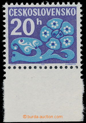 149227 - 1971 Pof.D93xb, Postage due stmp - flowers 20h with lower ma