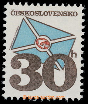 149251 - 1974 Pof.2111xa, Poštovní emblémy - dopis 30h, papír bp;