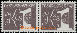 149263 - 1979 Pof.2399yb, Coil stamps postage stmp 1Kčs black-brown,