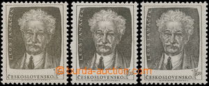 149268 - 1953 Pof.739, Janáček 1,60Kčs, three pieces various editi