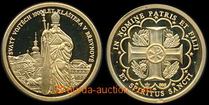 149396 - 1993 Břevnovský klášter, Au pamětní medaile, ryzost 0,