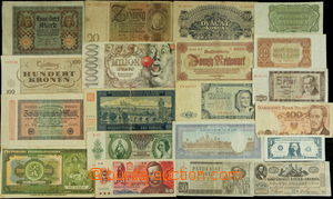 149430 - 1900-1993 [SBÍRKY]  sestava 38ks bankovek, 13ks ČSR I., ho