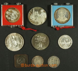 149434 - 1976-81 comp. 9 pcs of Ag memorial medals Czech National Ban