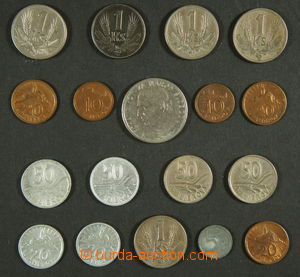 149441 - 1939-45 sestava 18ks mincí Slovenského štátu, hodnoty 5h