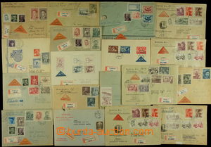 149642 - 1947-53 [SBÍRKY]  sestava 38ks dopisů staré měny, obsahu