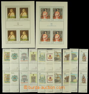 149649 - 1968 Pof.S1682-87, S1688-93, New Prague + Old Prague, both c