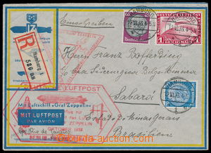 149681 - 1933 CHICAGOFAHRT 1933  R+Let-dopis do Brazilie, vyfr. zeppe