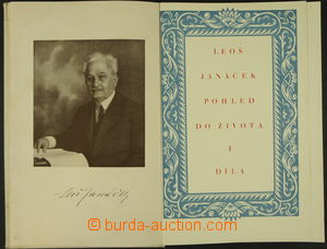 149695 - 1924 [SBÍRKY]  JANÁČEK Leoš (1854–1928), český hudeb
