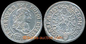 149739 - 1670 RAKOUSKO  Leopold I. (1657-1705), VI - šestník 1670 K