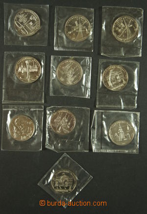 149751 - 1980, 1990 SSSR  sestava 9ks pamětních mincí 1 Rubl z obe