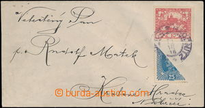 149856 - 1918 letter sent 4. day issue Hradčany-issue stamps, with m