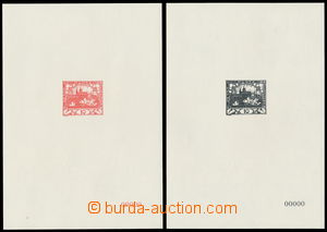 149924 - 1968 PT5Ab + 5Bb, Hradčany 10h v černé a v červené barv
