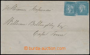 149936 - 1859 dopis zaslaný do Cape Town, vyfrankovaný zn. 2x SG.38