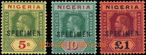 149950 - 1914-1929 SG.10-12, George V. 5Sh, 10Sh, 1£;, very fine