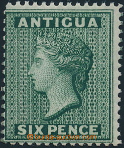150043 - 1876 SG.18, Queen Victoria 6P blue-green, wmk CC, perf 14; v