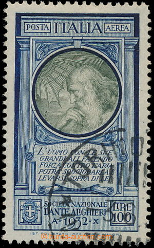 150055 - 1932 Mi.413, Leonardo da Vinci 100L, DR TORINO, hledaná zn