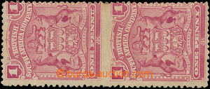 150080 - 1898 SG.77b, Znak 1P růžová, svislá 2-páska; uprostřed