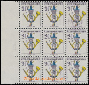 150178 - 1974 Pof.2110xb, Poštovní emblémy - trubka 20h, krajový 