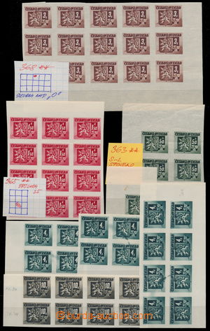 150191 - 1945 Pof.363, 365, 368, 369 a 371, Bratislavské vydání, h