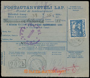 150208 - 1919 BEREHOVE  larger part II. peněžního part Hungarian C