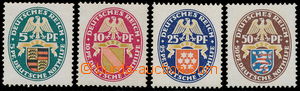 150326 - 1926 Mi.398-401, Nothilfe - zemské znaky, kompletní série