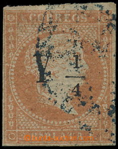150339 - 1855-1856 Edifil 5A, Isabella II., Opt ¼R on/ll 2R, typ