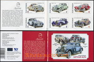 150419 - 2012 Pof.S735/740, World car, complete stamp booklets with p