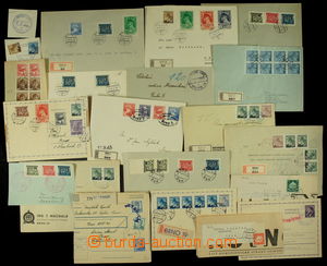 150545 - 1945 selection of 21 pcs of entires, contains i.a. CDV, news