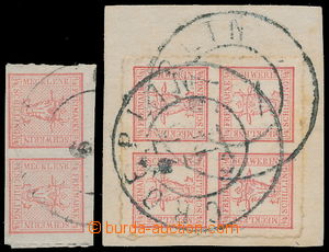 150597 - 1856-64 Mi.1, 5, Býčí hlava ve znaku 2/4S + 4/4S; kat. 12