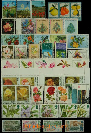 150719 - 1980-2000 [COLLECTIONS]  FLORA compilation of motive stamps,