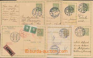 150741 - 1932-38 CDV42, 49, 65, CPL3, sestava 6ks dopisnic Znak, z to