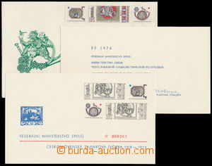 150854 - 1973 VT4a, Czechosl. stamp production, numbered, with New Ye