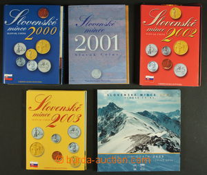 150877 - 2000-2006 Sada oběžných mincí, ročníky 2000-2003, 2006