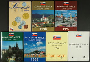 150878 - 1993-99 set circulated coins, annual volumes 1993-99 issue N