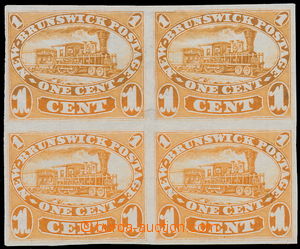 150925 - 1860 ZT SG.7, Lokomotiva 1C oranžová, 4-blok, zkusmý tisk