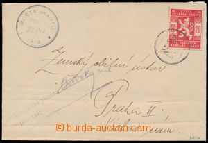 150992 - 1918 letter with Pof.SK2a, Scout 20h light red, circular can