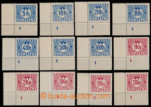 151012 - 1939 Alb.D1-12y, complete set, all LL corner pieces with pla