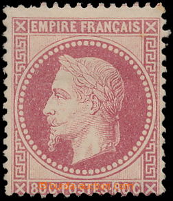 151325 - 1862 Mi.31, Emperor Napoleon III. 80C pink; exp, Behr, cat. 