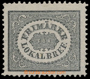151377 - 1856 Mi.6, FRIMÄRKE black; exp. Riegr 