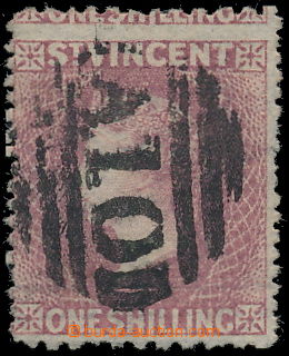 151383 - 1872 SG.20, Queen Victoria 1Sh dark pink, line perforation 1