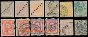 151397 - 1859-1906 smaller comp. of stamps, part with Opt OFFICIEL, i