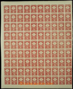 151441 - 1919 CZECHOSLOVAKIA 1918-39  complete 100-stamps sheet with 