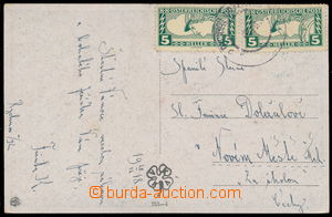 151465 - 1918 pohlednice vyfr. 2ks souběžných rakouských spěšn