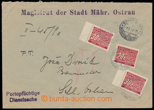 151474 - 1942 úřední dopis, poštovní poplatky uhradil příjemce