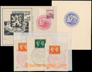 151475 - 1940-41 commemorative postmarks CZECHOSL. FP of author D. Ba