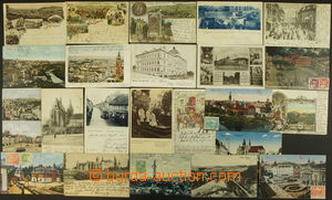 151504 - 1899-1935 [SBÍRKY]  sestava 51ks pohlednic s čs. místopis