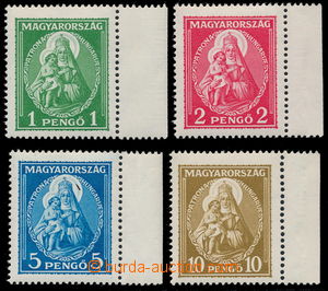 151540 - 1932 Mi.484-87, Patrona Hungariae, kompletní série s prav